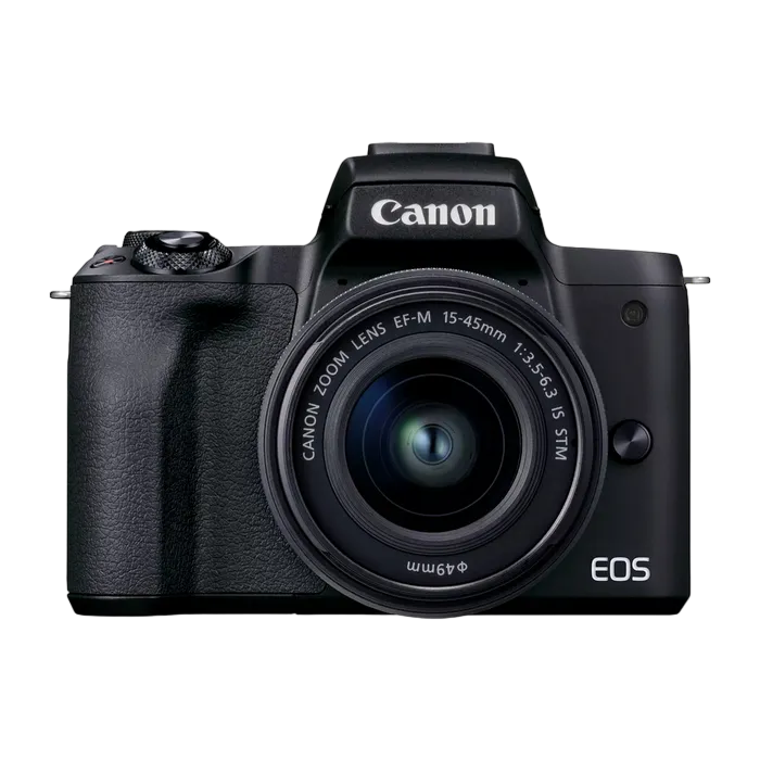 DC Canon EOS M50 Mark II, Black & EF-M 15-45mm f/3.5-6.3 IS STM KIT (Vlogger Kit)