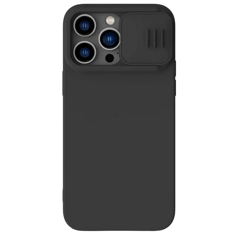 Nillkin Apple iPhone 14 Pro Max, CamShield Silky Magnetic Silicone Case, Elegant Black