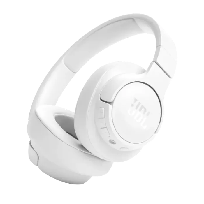 Headphones  Bluetooth  JBL T720BT, White, Over-ear, Pure Bass Sound