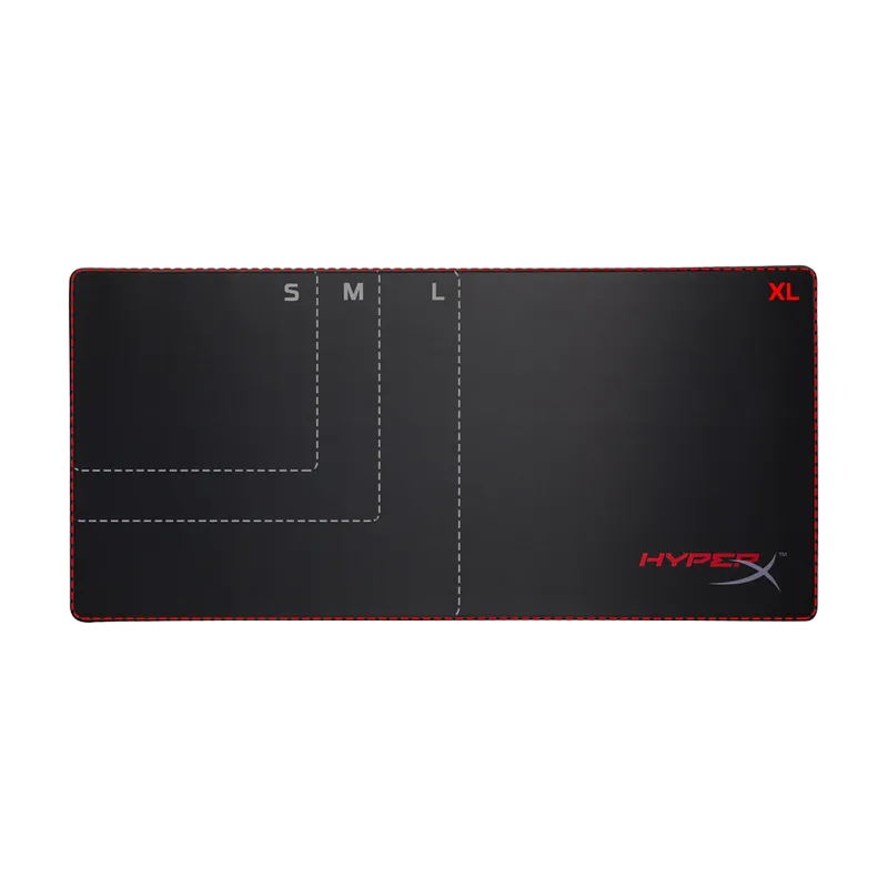 Gaming Mouse Pad  HyperX FURY S Pro, 900 x 420 x 4mm, Cloth/Rubber, Anti-fray stitching, Black