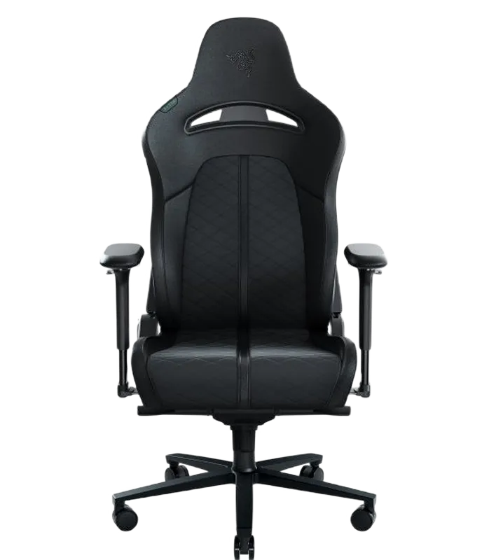 Gaming Chair Razer Enki, Maximum load 136 kg, 166-204cm, 4D Armreast,152 Degrees, Lumbar Arch, Black