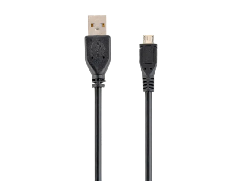 Cable Micro USB2.0,  Micro B - AM, 0.1 m,  Cablexpert, CCP-mUSB2-AMBM-0.1M