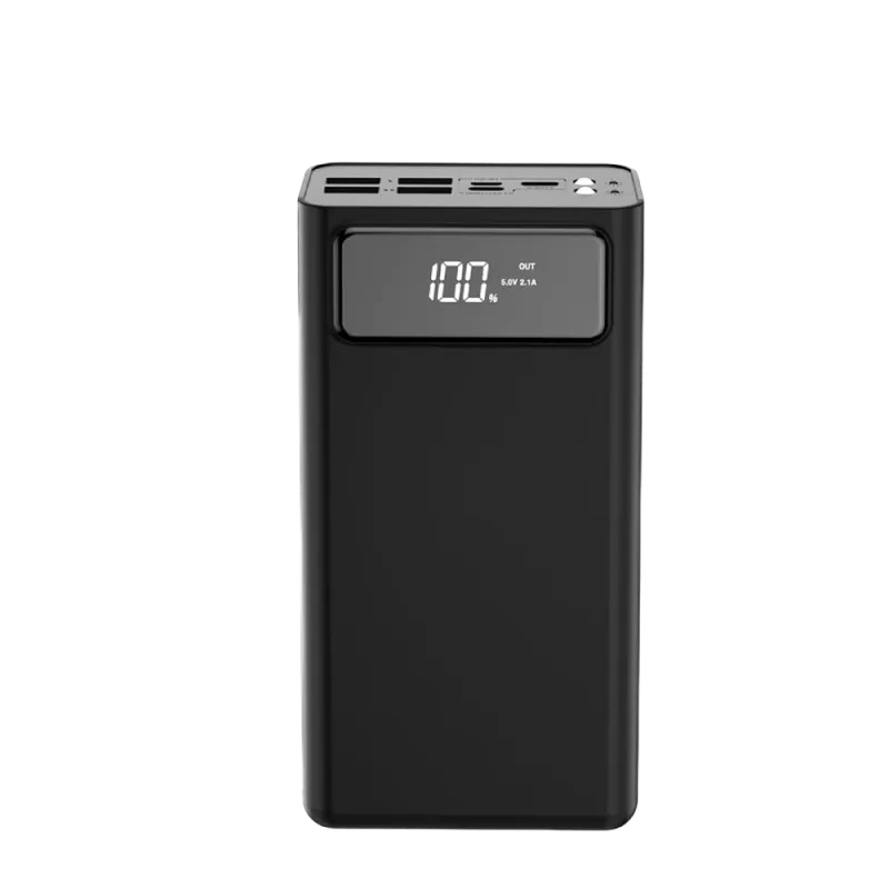 Power Bank XO 50000 mAh with digital display, PR125 Black (3input 4 output)