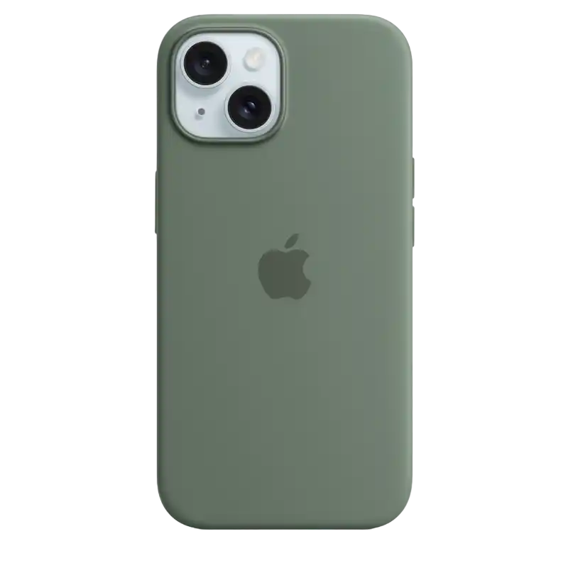 Чехол Apple iPhone 15 Silicone Case with MagSafe, Cypress