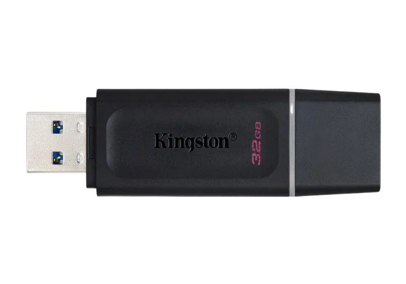 32GB USB3.2 Flash Drive Kingston DataTraveler Exodia (DTX/32GB), Black, Plastic, Classic Cap