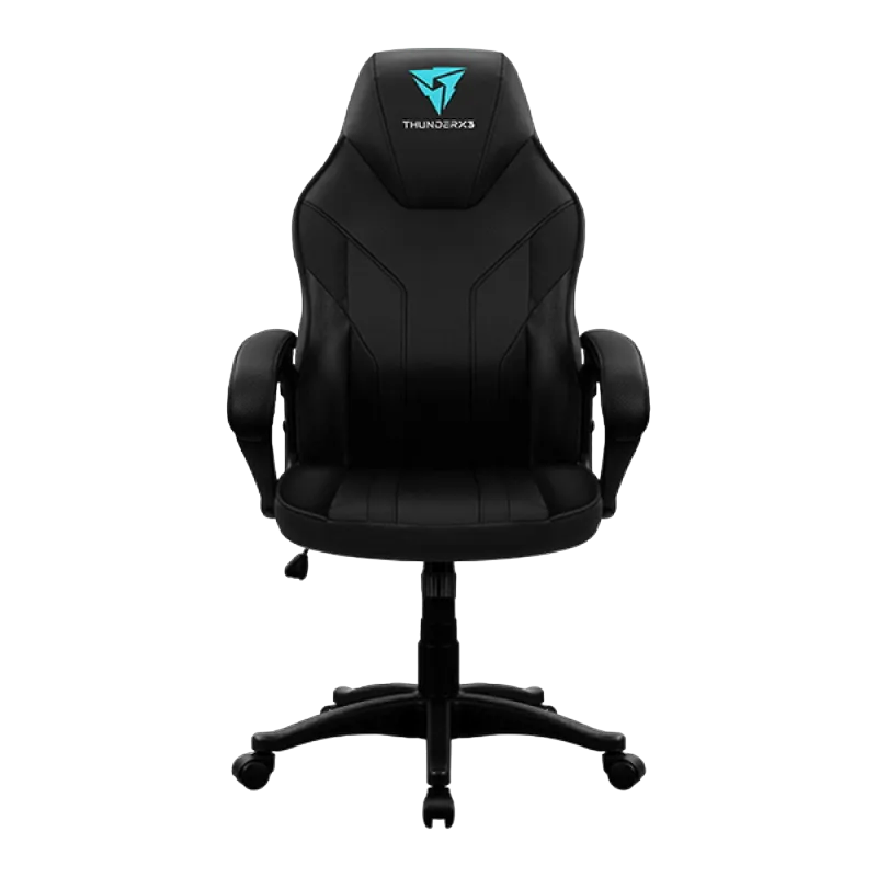 Gaming Chair ThunderX3 EC1  Black/Black, User max load up to 150kg / height 165-180cm