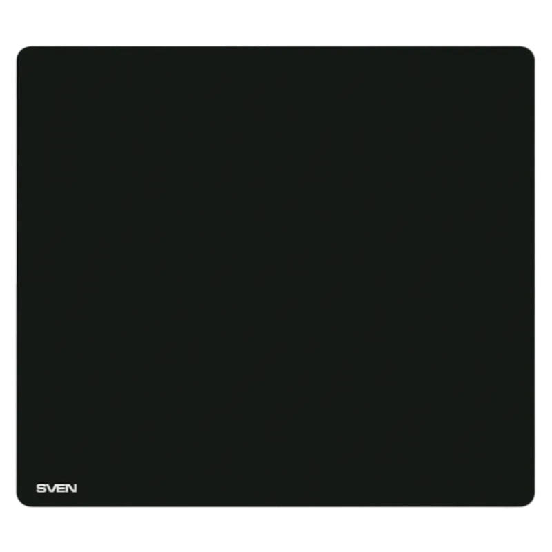 Gaming Mouse Pad SVEN GS2L, 450 x 400 x 3mm, Fabric surface for Speed, Rubberized base, Black