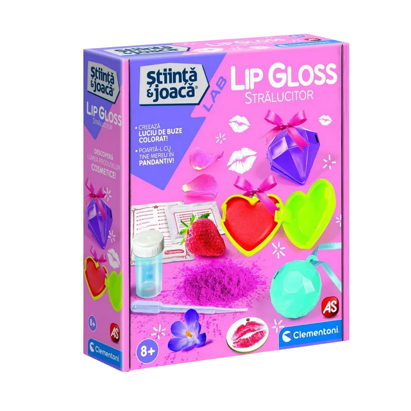 As Kids 1026-50357 Laboratorul de știință și jocuri "Lip Gloss Stralucitor"