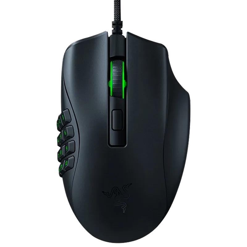Gaming Mouse Razer Naga X, 18k dpi, 16 buttons, 40G, 450IPS, 85g, Opt.SW, On-Board Memory, RGB, 1.8m
