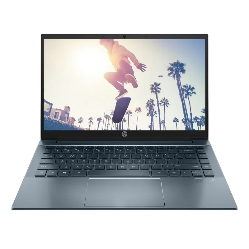 NB HP 14.0" Pavilion 14-ec0008ur Blue (Ryzen 5 5500U 8Gb 512Gb)