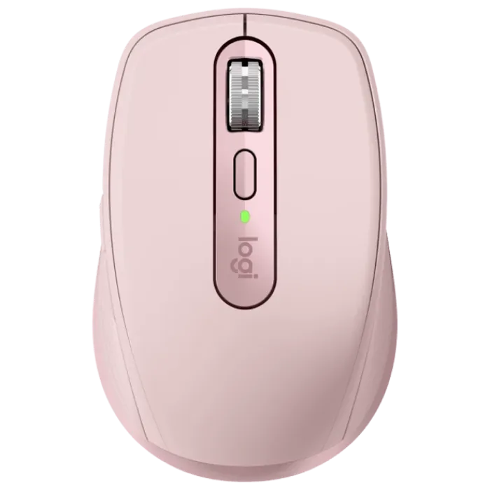 Wireless Mouse Logitech MX Anywhere 3, Optical, 200-4000 dpi, 6 buttons, Bluetooth+2.4GHz, Rose
