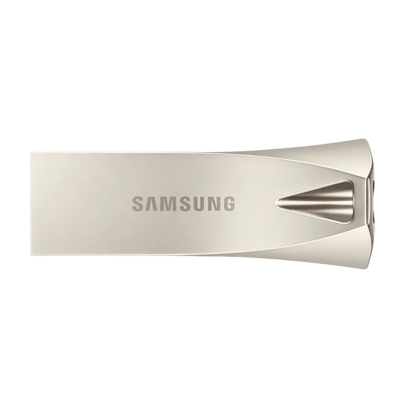 64GB USB3.1 Flash Drive Samsung Bar Plus "MUF-64BE3/APC", Silver, Metal Case (R:200MB/s)