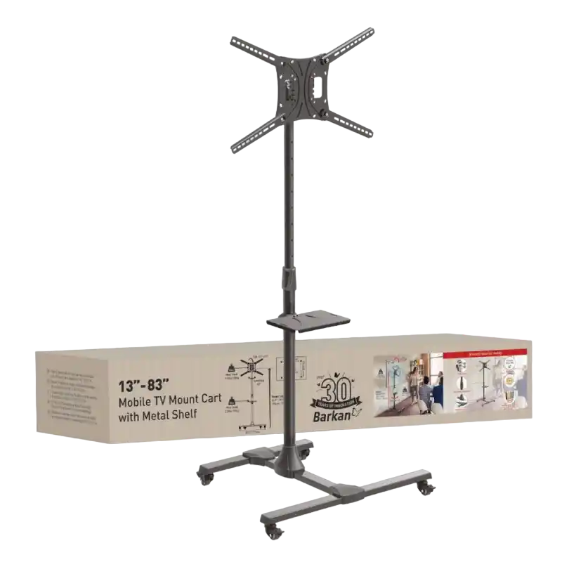 Наклонное настенное крепление BARKAN SW411H, Чёрный