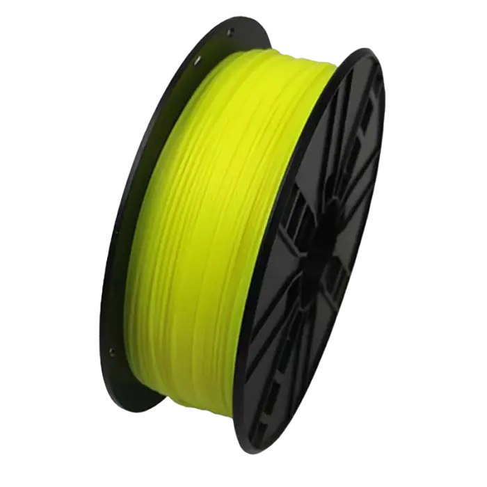ABS 1.75 mm,  Fluorescent Yellow Filament, 1 kg, Gembird, 3DP-ABS1.75-01-FY