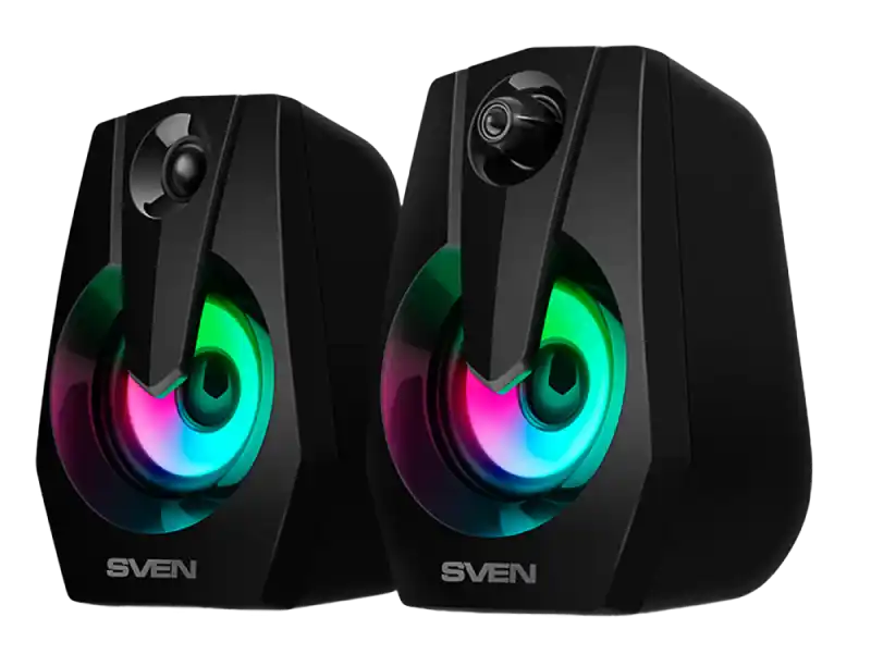 Компьютерные колонки 2.0 SVEN "370", Чёрный