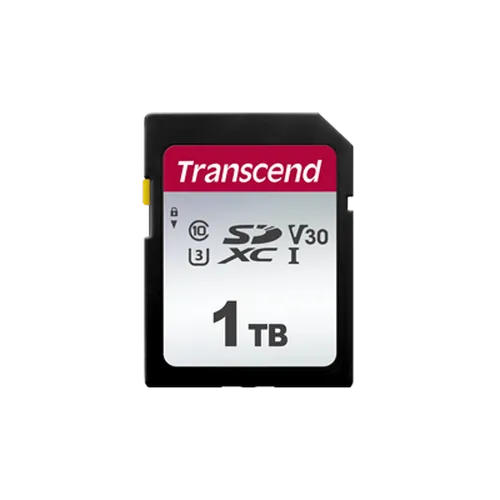 1.0TB SDXC Card (Class 10)  UHS-I, U3, Transcend 300S  "TS1TSDC300S" (R/W:100/85MB/s)
