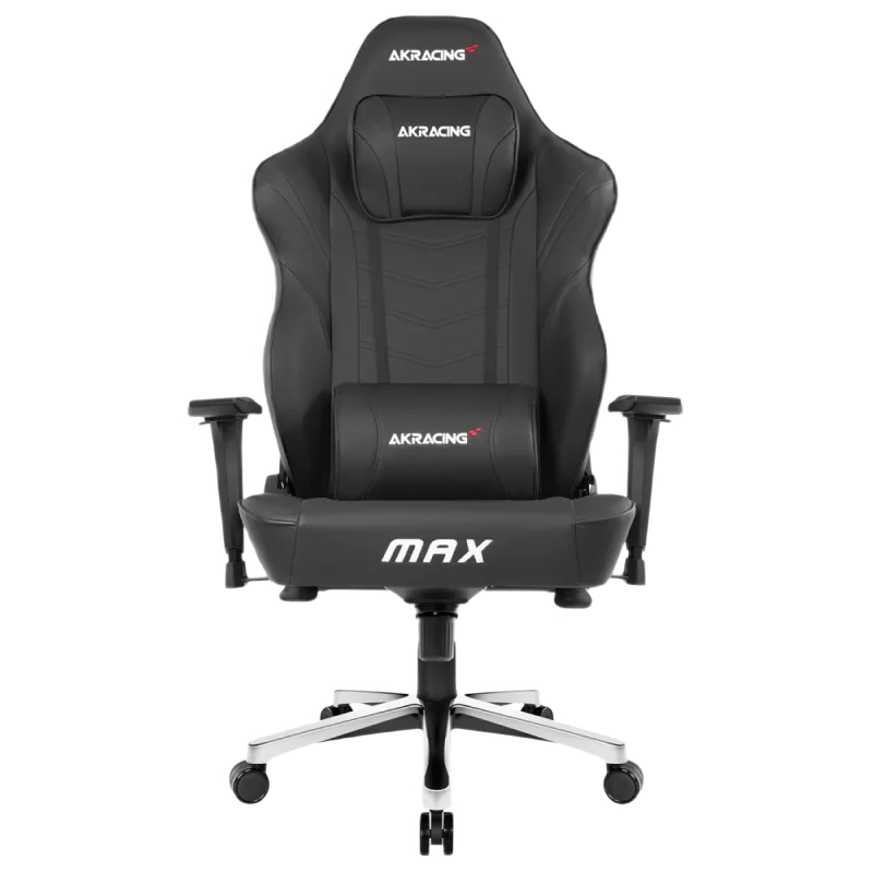 Gaming Chair AKRacing Master Max AK-MAX-BK, black, User max load up to 180kg/height 170-200cm