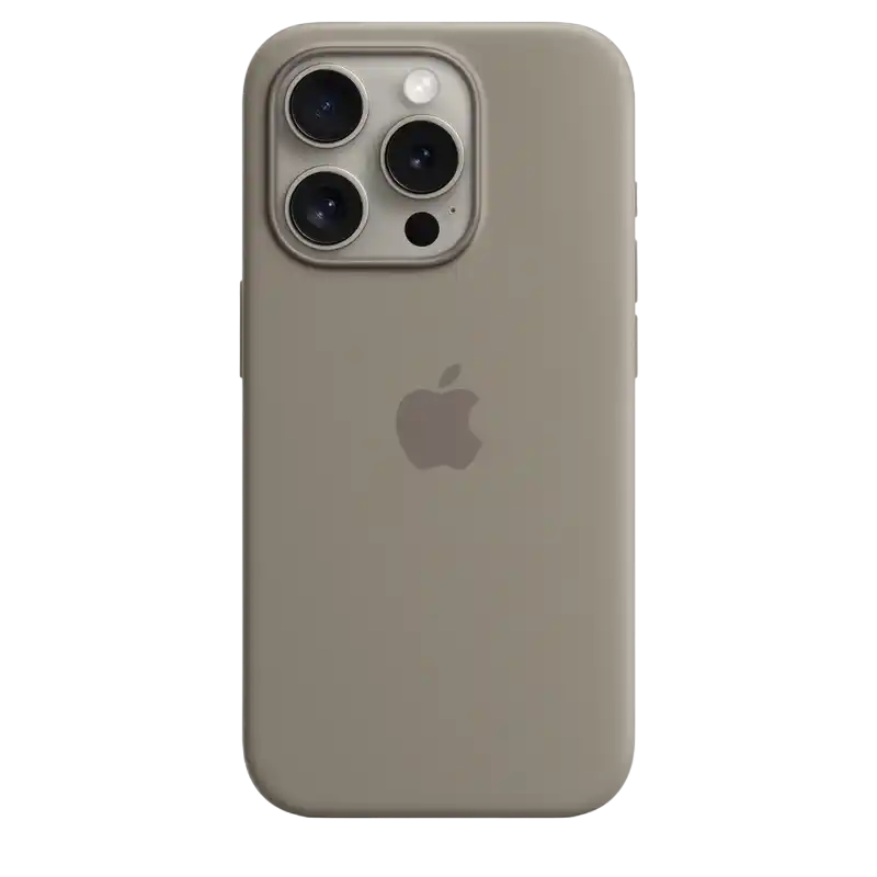 Чехол Apple iPhone 15 Pro Silicone Case with MagSafe, Глина