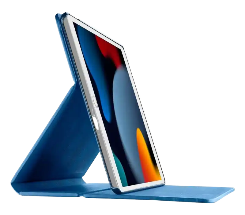 Чехол для планшета Cellularline Folio - iPad 10.2",  Искусственная кожа, Синий