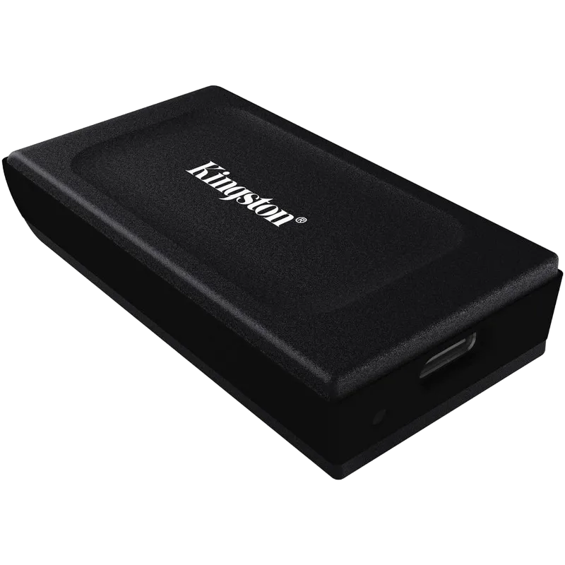 1.0TB Kingston Portable SSD XS1000 Black, USB-C 3.2 (69.5x32.6x13.5mm, 28.7g, R/W:1050/1000 MB/s)