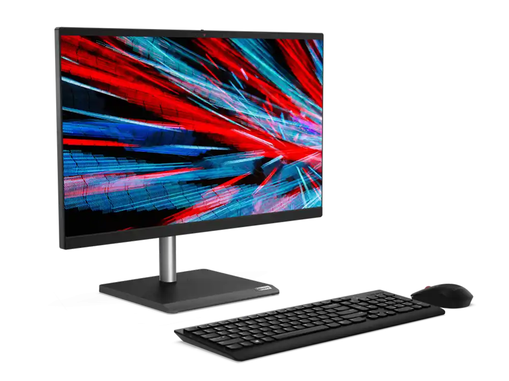 Моноблок Lenovo V30a 24IIL AIO, 23,8", Intel Core i3-10100T, 4Гб/256Гб, Без ОС, Чёрный
