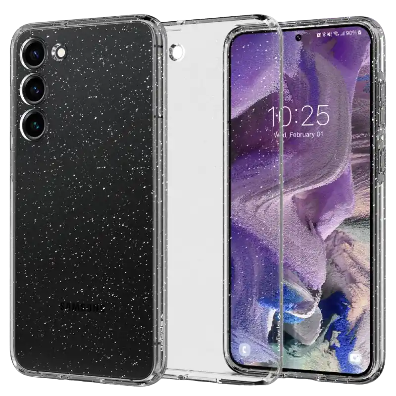 Чехол Spigen Samsung S23, Liquid Crystal, Блестящий Кристалл