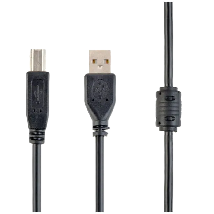 Cable USB, AM/BM,  1.8 m, USB2.0  Premium quality with ferrite core, CCF-USB2-AMBM-6