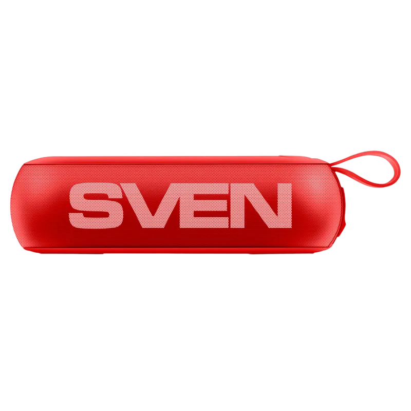 Speakers SVEN "PS- 75" Red, Bluetooth, FM, USB, microSD, 6w, Li-ion 1200mAh, Mic, DC 5 V
