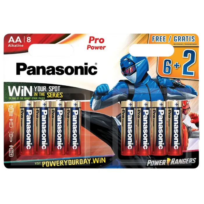 Panasonic "PRO Power" AA Blister *8, Alkaline, LR6XEG/8BW