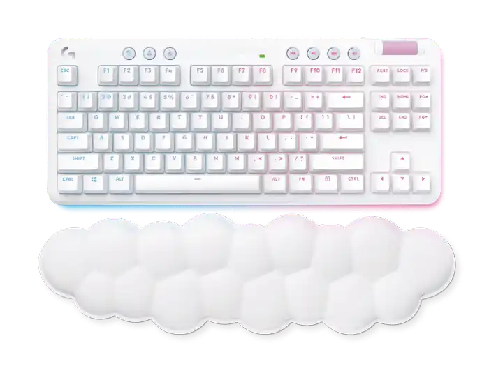 Gaming Wireless Keyboard Logitech G715, Mechanical, TKL, GX Tactile, PBT keys, Media control, Volume