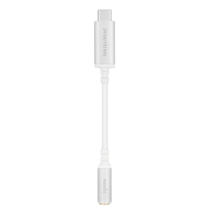 Audio Adapter MOSHI Type-C M / jack 3.5mm F, Silver