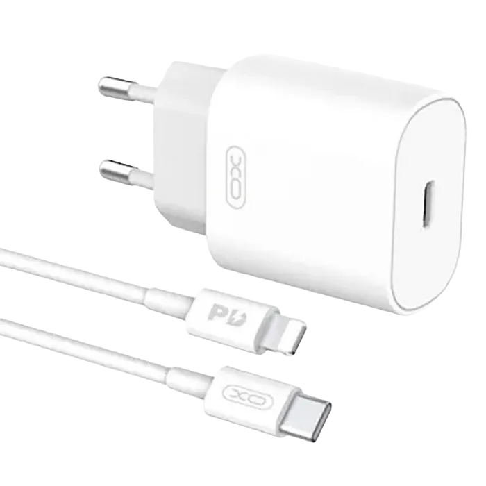 Wall Charger XO, Type-C fast charger, 25W, L91, white