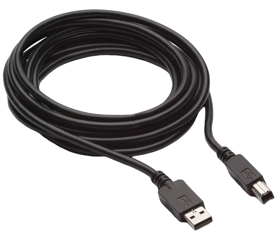 Cable USB, AM/BM,  1.8 m, USB2.0 APC Electronic, Black