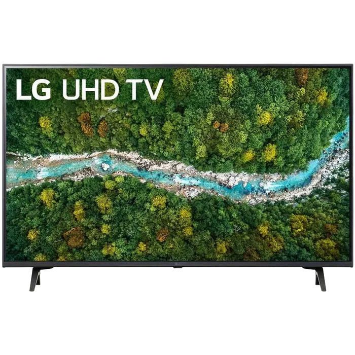 43" LED TV LG 43UP77006LB, Black (3840x2160 UHD, SMART TV, DVB-T2/C/S2)