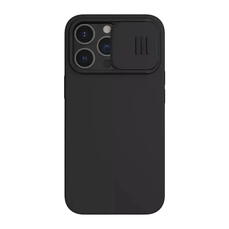 Чехол Nillkin iPhone 13 Pro Max, CamShield Silky Silicone, Elegant Black