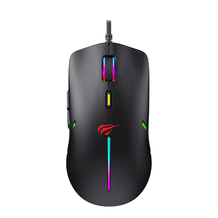 Gaming Mouse Havit MS1031, 800-7200dpi, 6 buttons, Programmable, RGB, 103g, 1.6m, USB