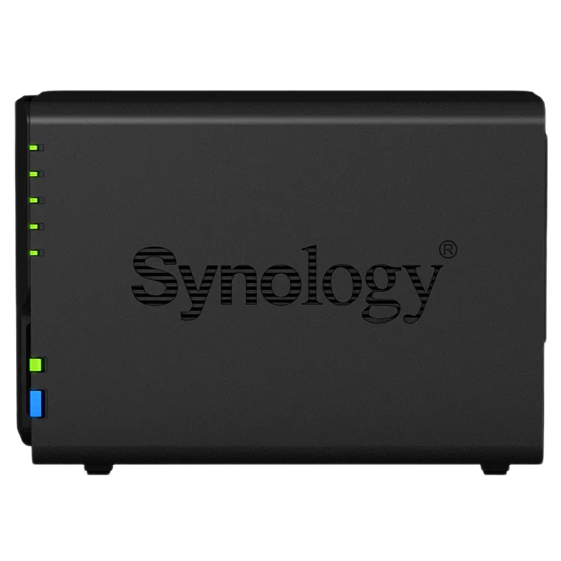 SYNOLOGY  "DS220+", 2-bay, Intel Celeron 2-core 2-2.9GHz, 2Gb+1Slot, 2x1GbE
