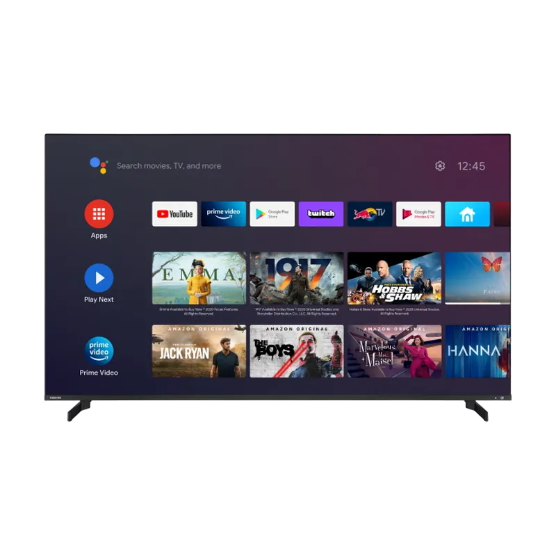 65" LED SMART TV TOSHIBA 65QA5D63DG, QLED 3840x2160, Android TV, Black