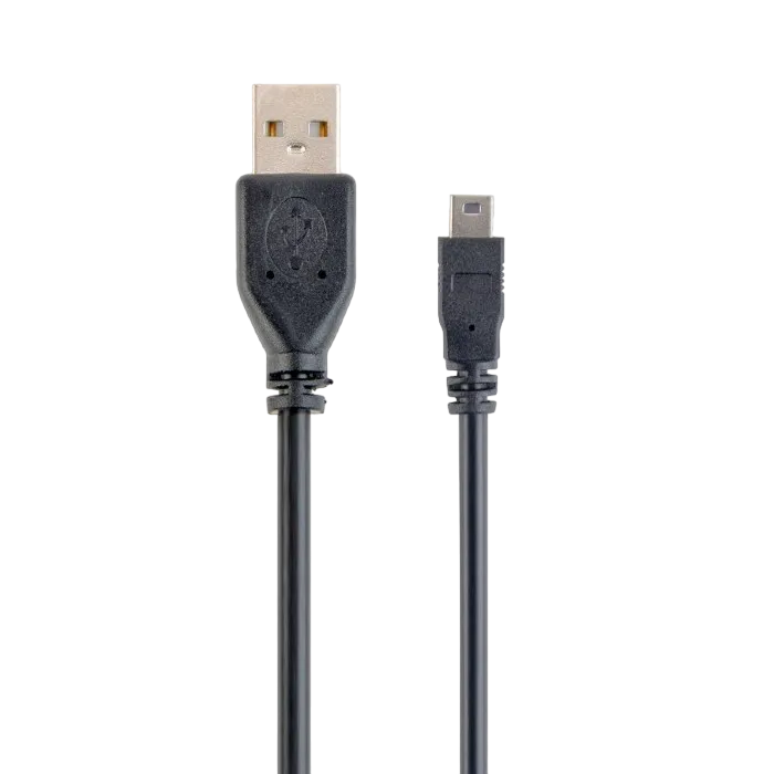 Cable Mini USB2.0,  Mini B - AM, 0.3 m,  Cablexpert, CCP-USB2-AM5P-1