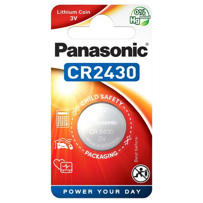 CR2430, Blister*1, Panasonic, CR-2430EL/1B
