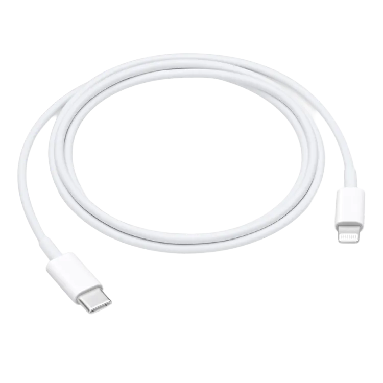 Original Apple USB-C to Lightning Cable (1 m) Model A2249, White.