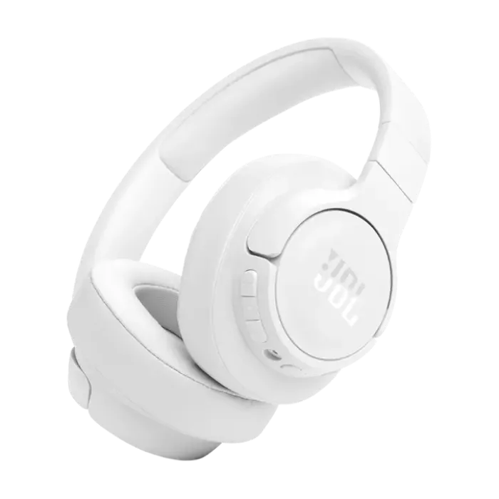 Headphones  Bluetooth  JBL T770NC, White, On-ear, Adaptive Noise Cancelling with Smart Ambient