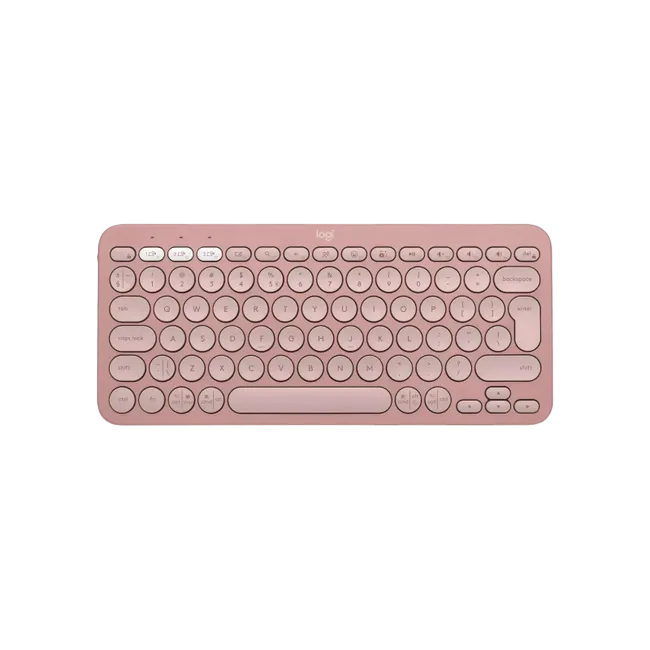 Wireless Keyboard Logitech Pebble Keys 2 K380S, Compact, Low-profile,  Fn keys, Multi-Device, Quiet