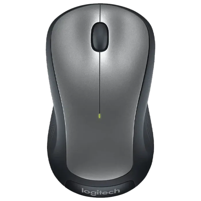 Wireless Mouse Logitech M310 Retail, Optical, 1000 dpi, 3 buttons, Ambidextrous, 1xAA, Dark-Silver