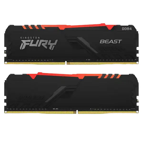 Оперативная память Kingston FURY Renegade RGB, DDR4 SDRAM, 3200 МГц, 64Гб, KF432C16RBAK2/64