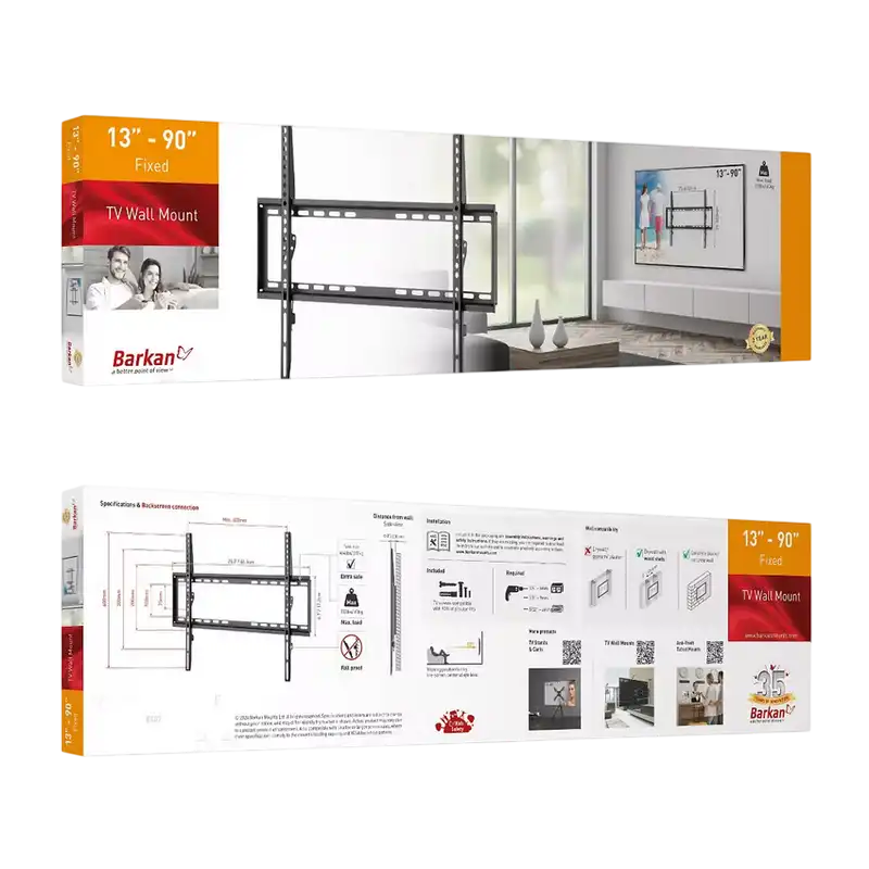 Кронштейн для телевизора BARKAN E407 Черный