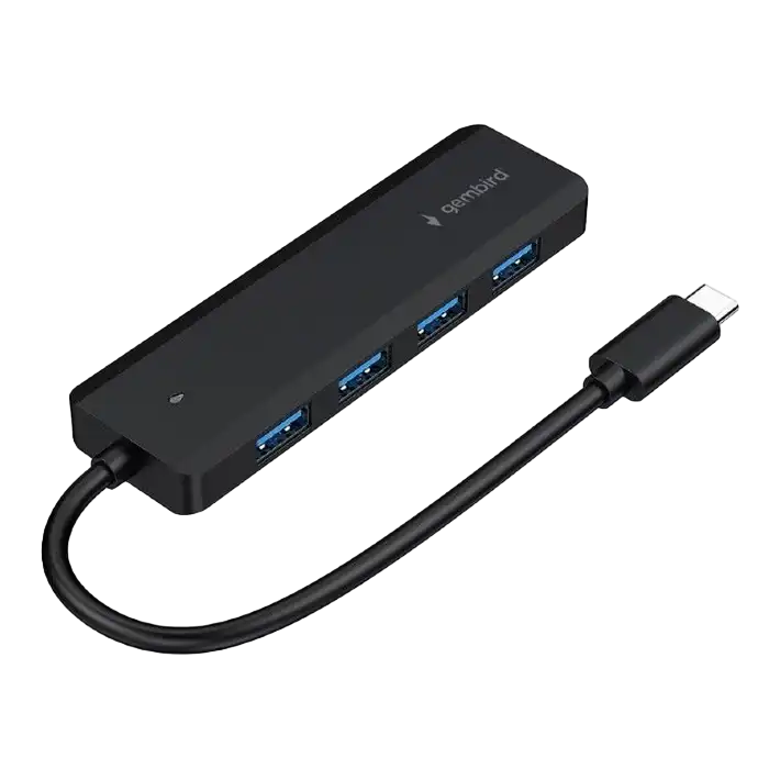 Adaptor Hub Gembird UHB-CM-U3P4P-01 Negru