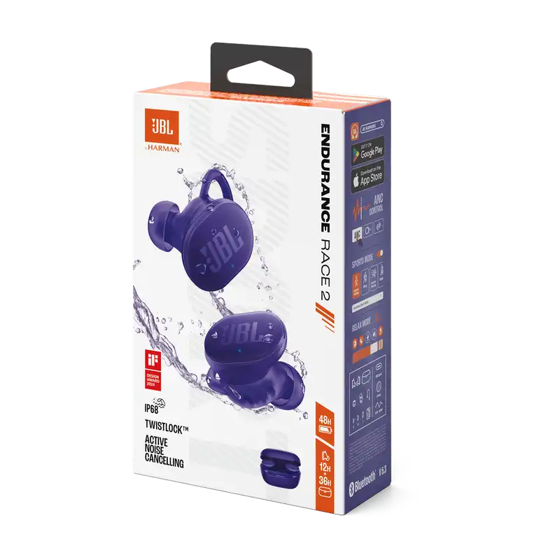 Căști JBL Endurance Race 2 Violet