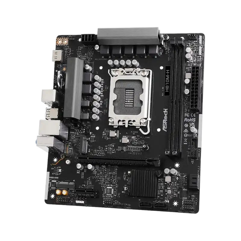 Материнская плата ASRock H810M-H LGA1851 Micro-ATX