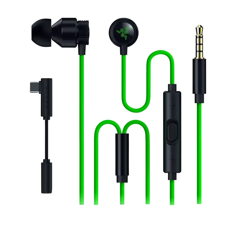 Căști Razer Hammerhead V3 Negru | Verde